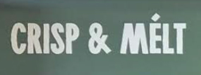 Crisp amd Melt, Bordon - unit logo, white text on green background